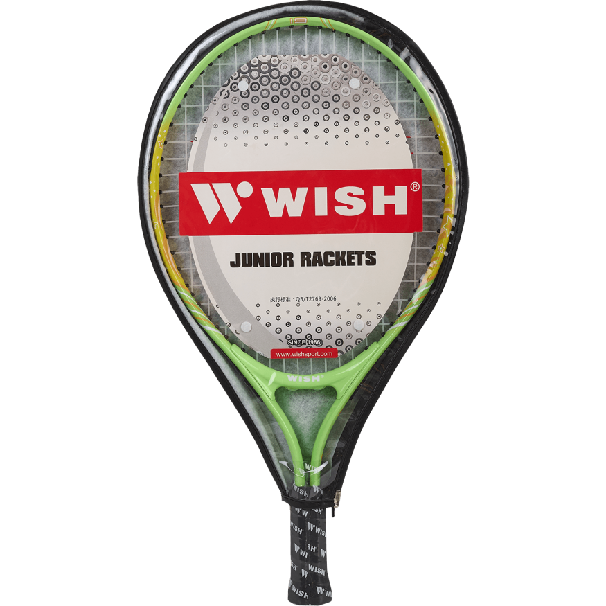 Ракетка для большого тенниса WISH AlumTec JR 2900 19'', зеленый