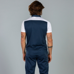 Поло JOMA HOBBY Темно синий-белый