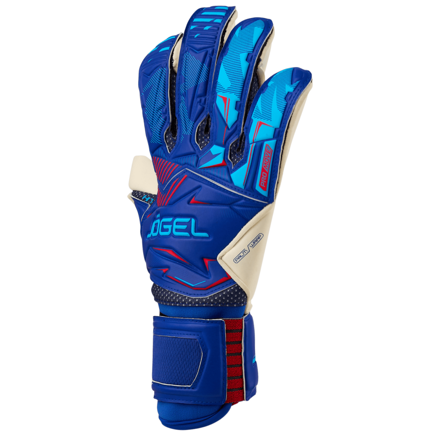 Перчатки вратарские JOGEL MAGNUM SL3 Roll-Hybrid, синий