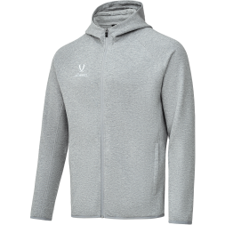 Худи на молнии JOGEL ESSENTIAL Athlete Hooded FZ Jacket, серый