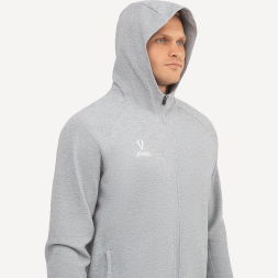Худи на молнии JOGEL ESSENTIAL Athlete Hooded FZ Jacket, серый