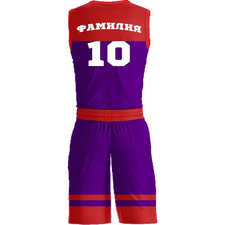 Баскетбольная форма ЭКИПО PLANE Фиолетовый цвет