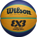 Мяч баск. WILSON FIBA3x3 Replica, WTB1133XB, р.5, резина, бутил. камера, желто-синий