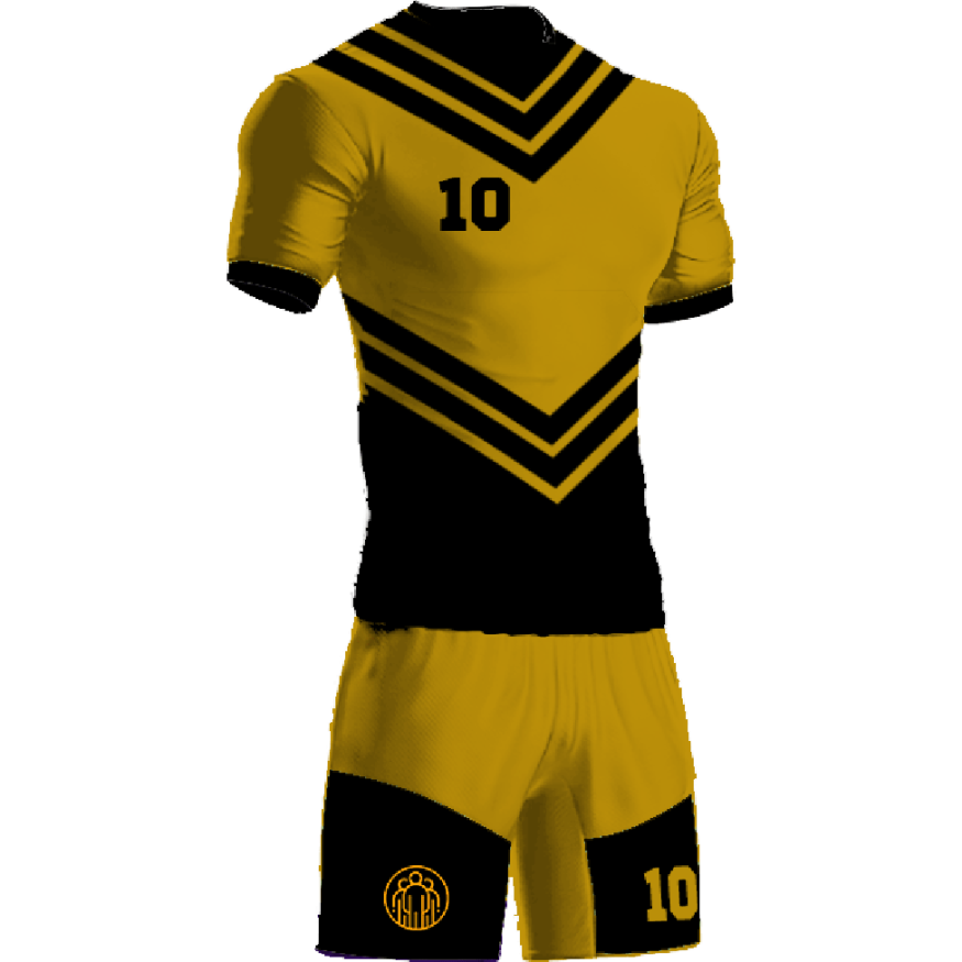 Футбольная форма ЭКИПО - Тёмно-желтая