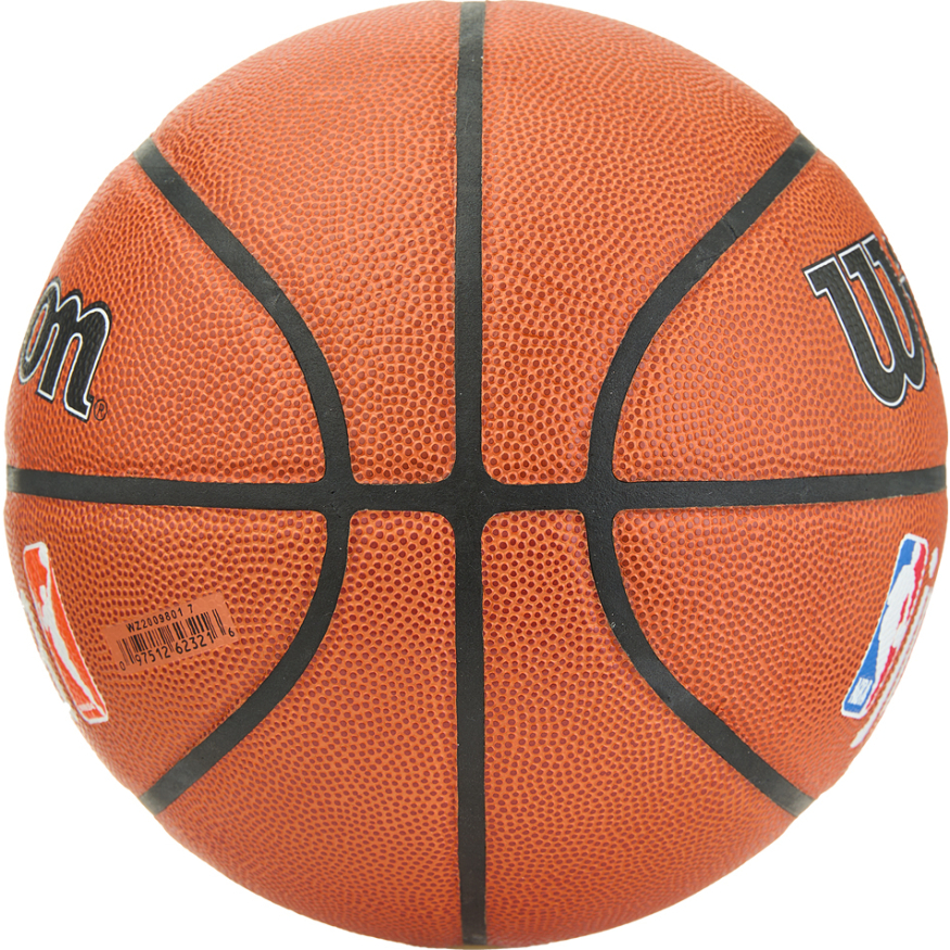 Мяч баск. WILSON JR.NBA Fam Logo Indoor Outdoor, WZ2009801XB7, р.7 композит, бутил. кам., коричневый