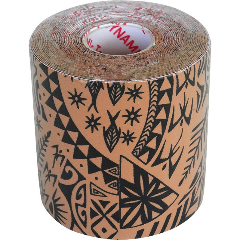 Тейп динамический Dynamic Tape, DT75TT-4, шир. 7,5 см, дл. 5 м, телесно-черный